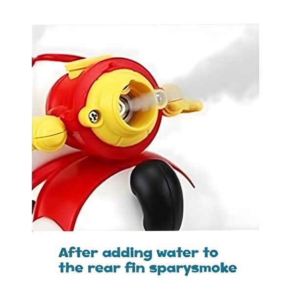 Interactive Crawling Dancing Dog Kids Toy with 360 Degree Rotating Fine Mist Spray Effect Music & Lights - Image 2