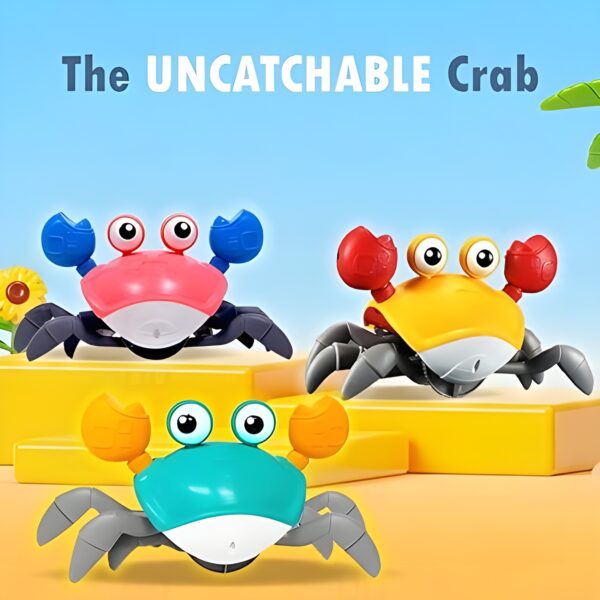 Baby Musical Electric Crab Toy Rechargeable Interactive Sensory Dancing Walking with Music & Lights - Image 4