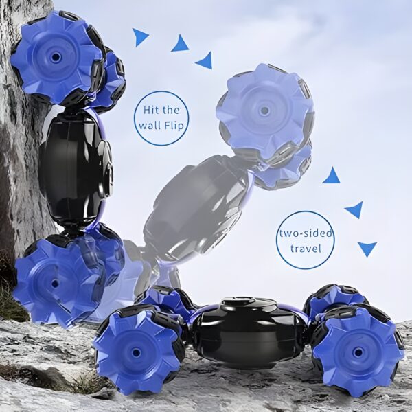 Remote Control Hand Gesture Sensor Toy, RC Stunt Car 4x4 Double Sided Rotating Off Road Smoke Mist  Vehicle 360° Flips  with Lights - Image 3